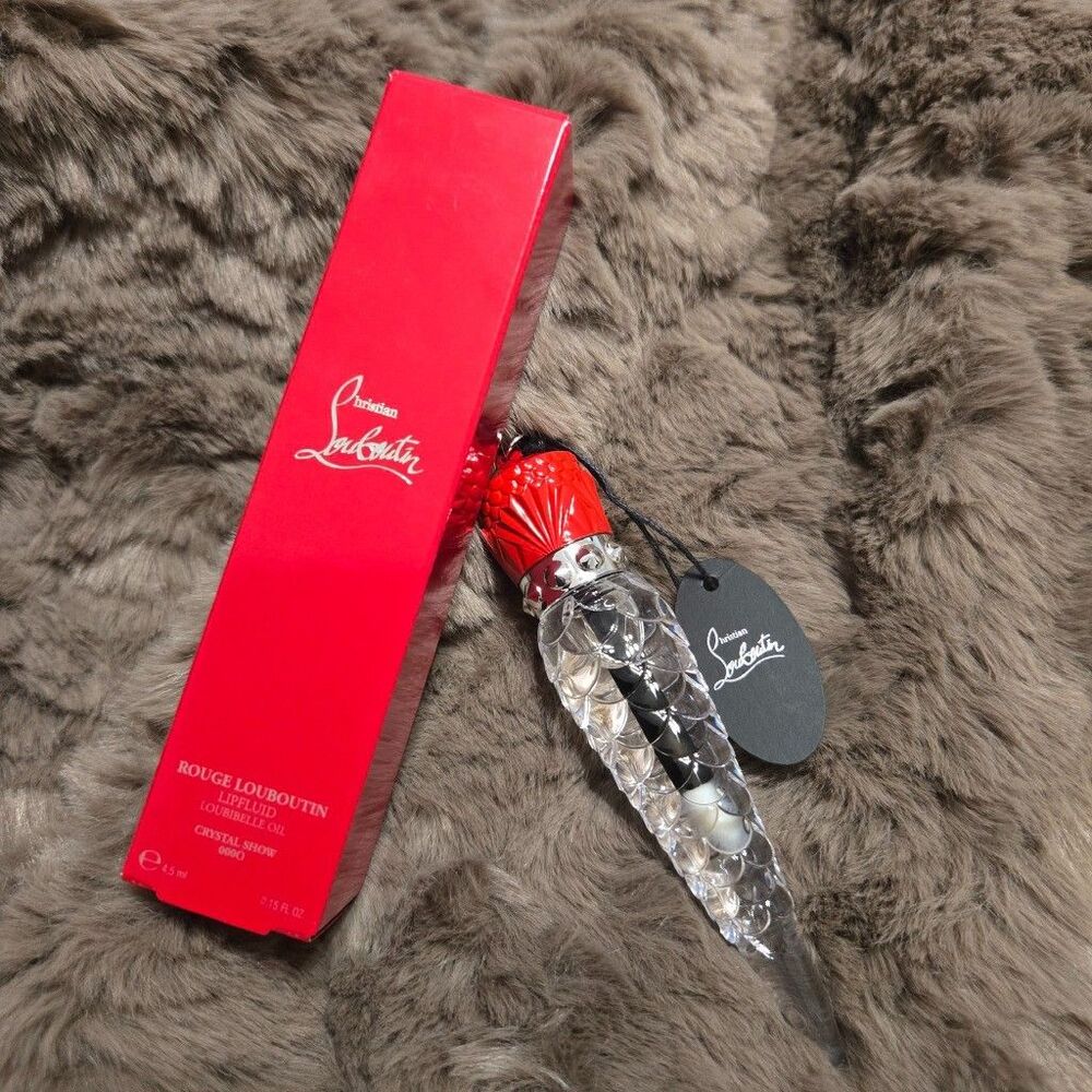 Christian Louboutin Loubibelle Lip Oil Crystal Show 000 4.5ml NIB Rouge